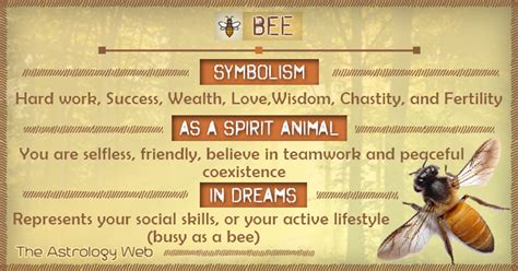 what does the bee represent